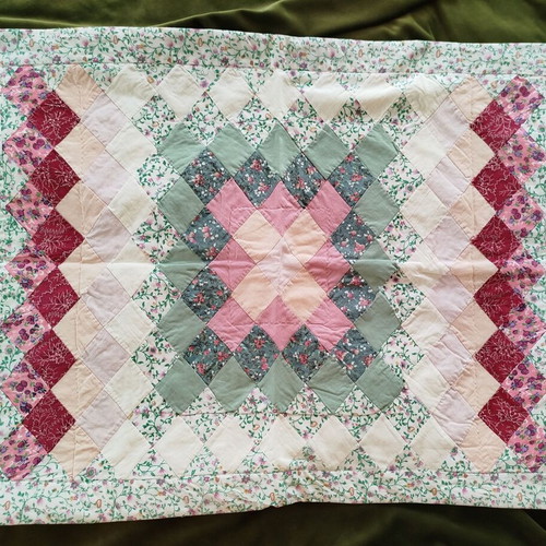 Patchwork pillowcases set like new, cotton, 2 pieces