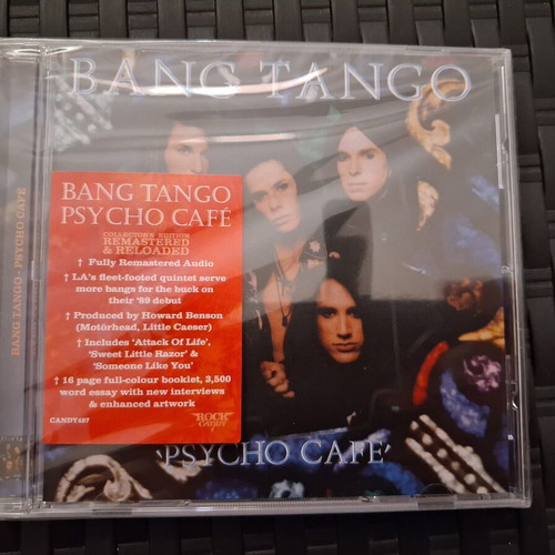 Bang Tango Psycho Cafe CD deluxe remastered, new, AOR hard rock