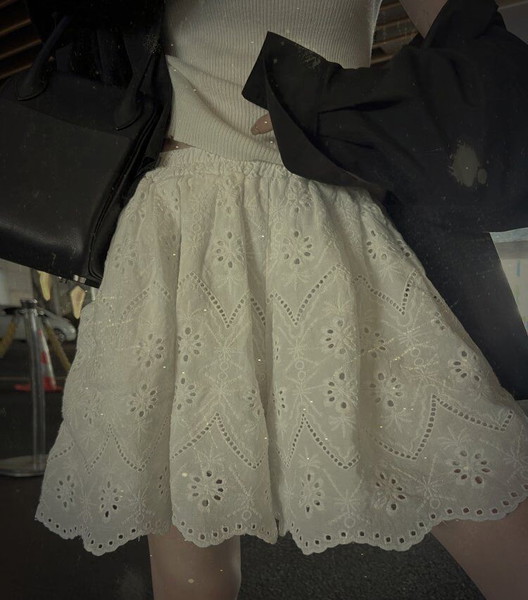 Cotton linen shorts