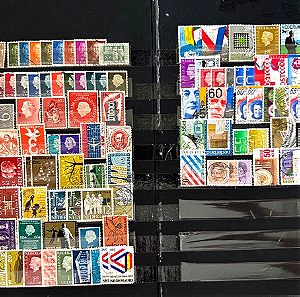Ξενα γραμματοσημα: Ολλανδια 100+ μοναδικα  γραμματοσημα