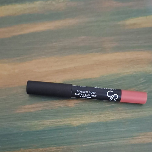 Golden Rose matte lipstick crayon, shade 27