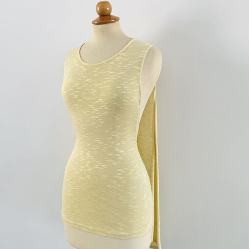 Backless top Stelios Koudounaris, yellow, size S