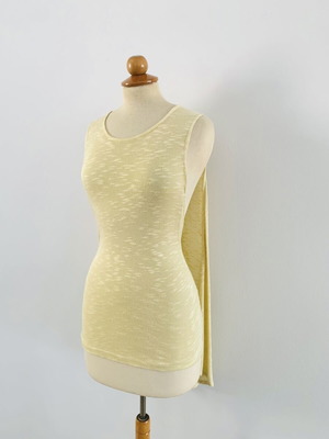 Backless top Stelios Koudounaris, yellow, size S