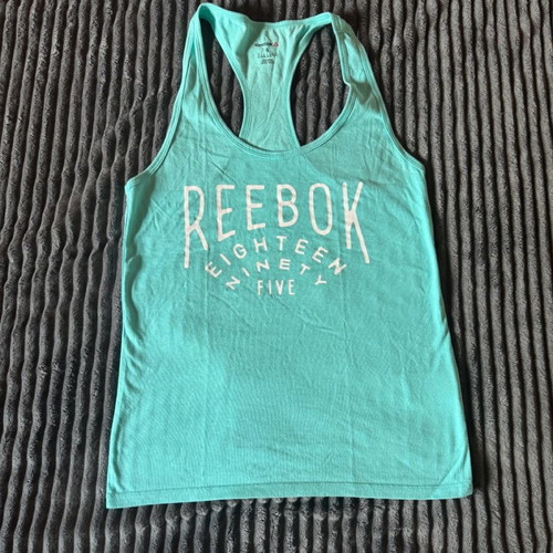 Reebok sleeveless t-shirts used, size S, blue, set of 2