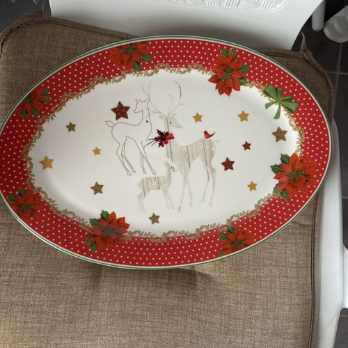 Christmas Platter like new