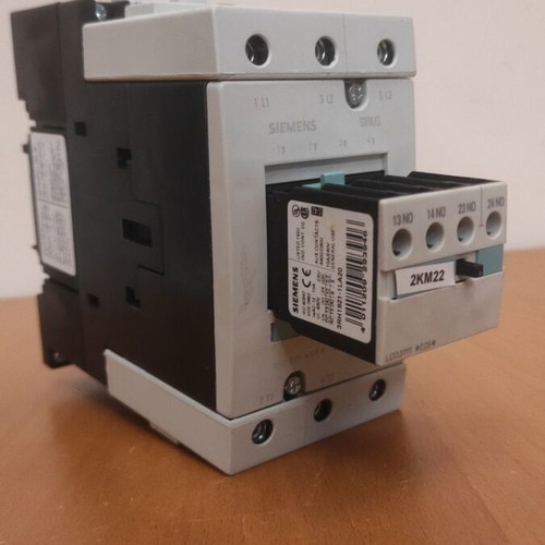 Siemens Power Relay 45kW 3RT1046-1AP00 with Contact 3RH1921-1LA20 new