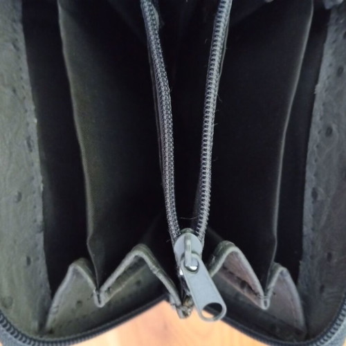 Wallet gray with many compartments like new