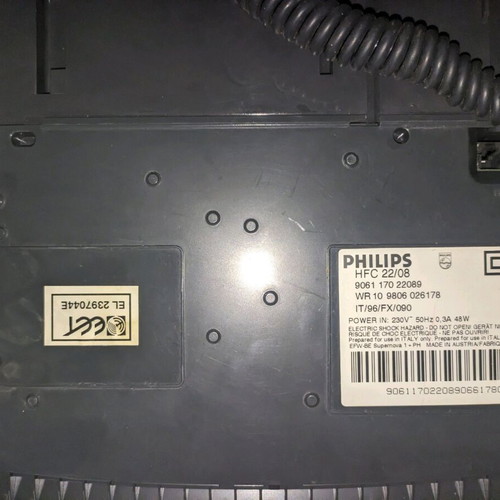 Philips HFC 22 vintage telephone/fax like new