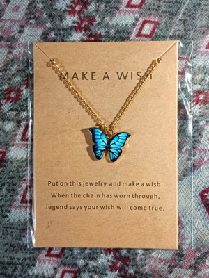 Necklace jewelry for sale with butterfly design