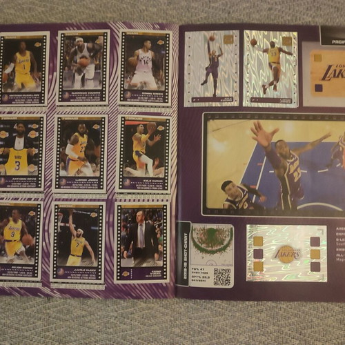 NBA 2019-20 sticker album used with 23 missing stickers