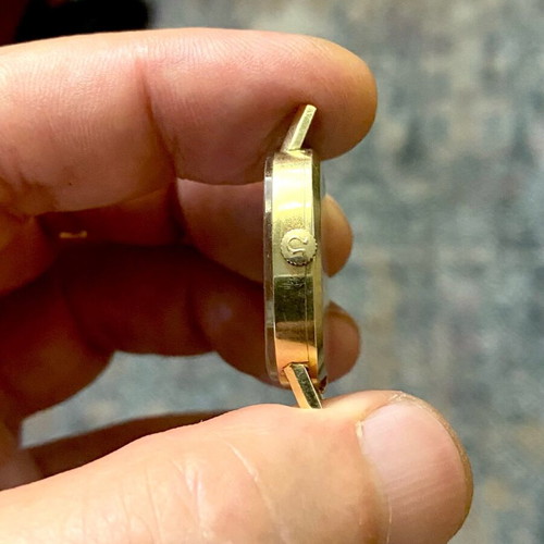 Omega winding watch gold 14 karat used