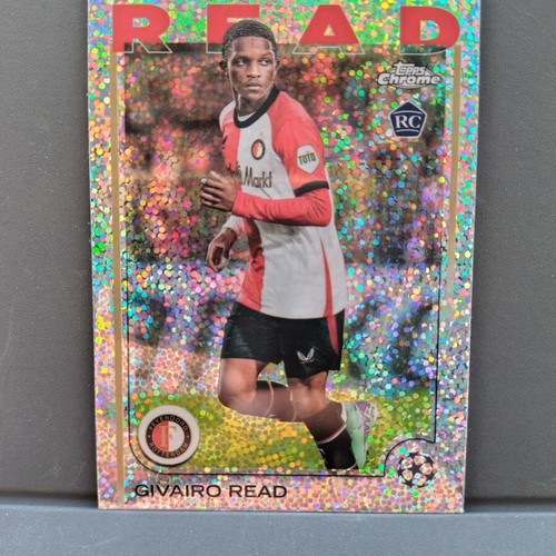 2024-25 Topps Chrome UCC Givairo Read RC Rookie Speckle card like new