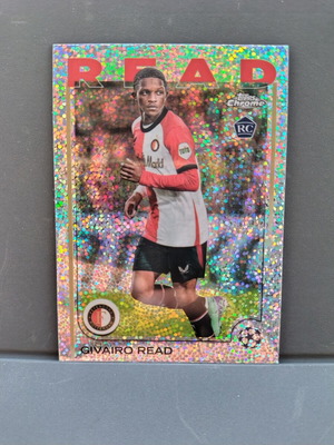 2024-25 Topps Chrome UCC Givairo Read RC Rookie Speckle card like new