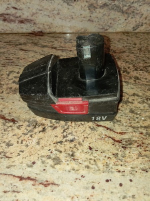 Parkside 18V battery used for cordless drill