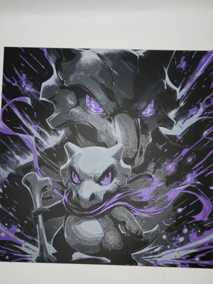 3D релефно изображение Pokemon с Cubone и Marowak ново