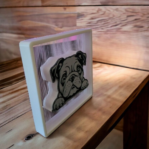 Table decor French Bulldog 3d printed new