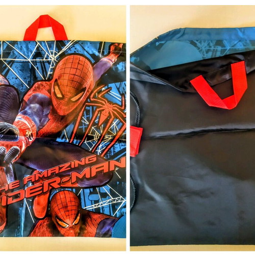The Amazing Spider-Man Marvel Disney Store Drawstring Backpack new