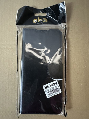 Book Case for Samsung A12 Black New