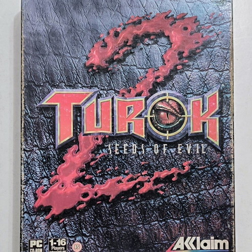 Turok 2: Seeds of Evil PC game used, Big Box edition
