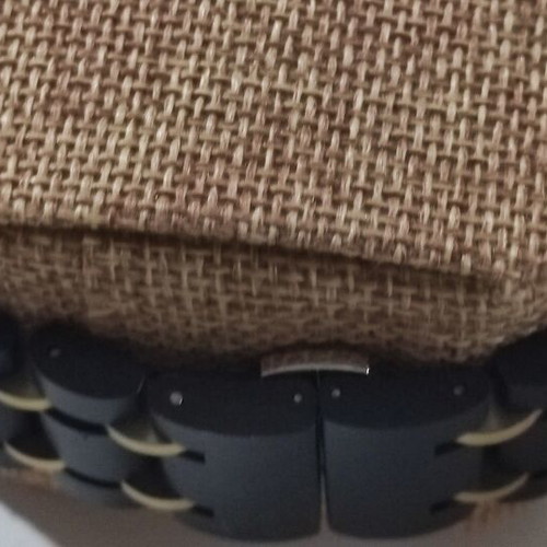 Bobo Bird wooden wristwatch like new, brown and gold