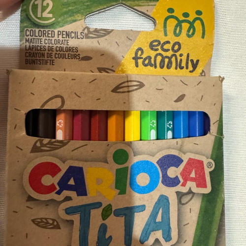 Carioca colored pencils set of 12 colors new