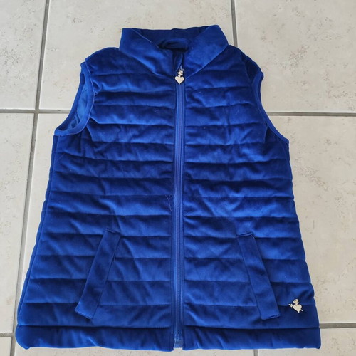 Girls vest SugarFree like new, size 8, blue