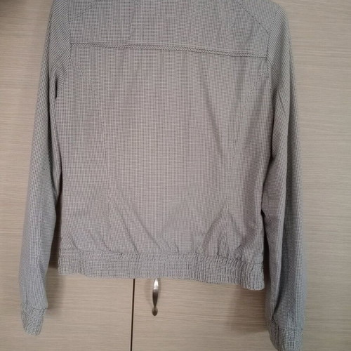 Bomber jacket used, spring, gray, size S