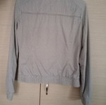Bomber jacket used, spring, gray, size S