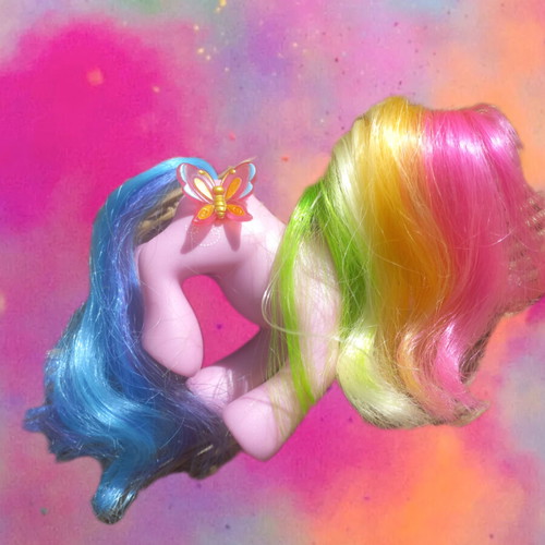 My Little Pony G3 Rainbow Dash figure like new with rainbow mane