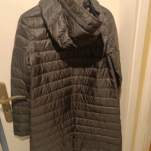 Zara jacket with down, lightweight, like new, black, size S