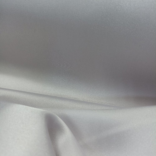Satin fabric from Italy gray lilac, new, 3.00 m width