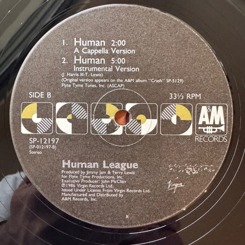 Human League Human 12" Maxi Single used, pop