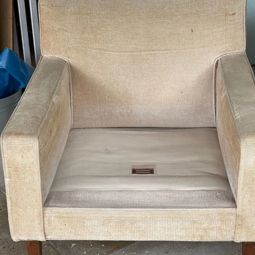 Varagkis armchairs used, set of 2, need reupholstery, no cushions