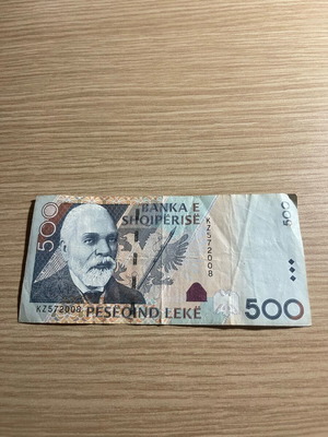 Rare Albanian 500 Lekë Banknote new