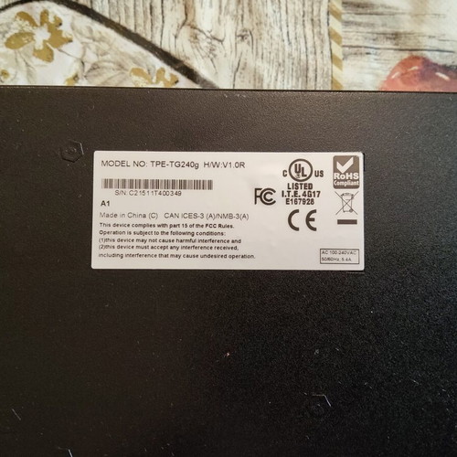Trendnet 24-port PoE Gigabit Switch used