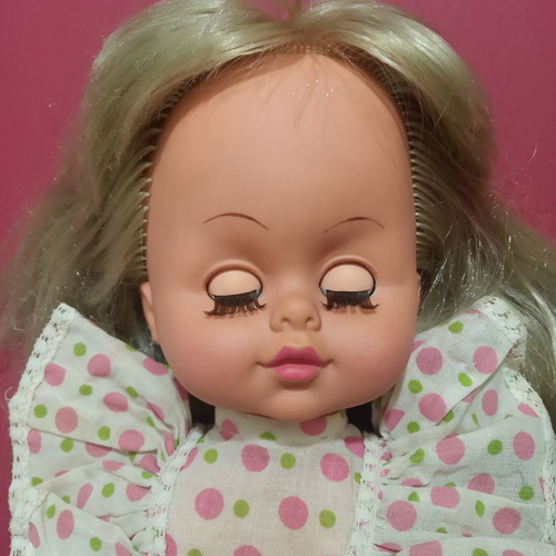 El Greco doll 40cm used with working eye mechanism