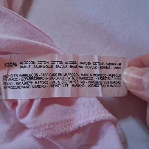 Σετ πυτζάμες Oysho σαν καινούργιο, γκρι και ροζ, βαμβακερό μέγεθος M