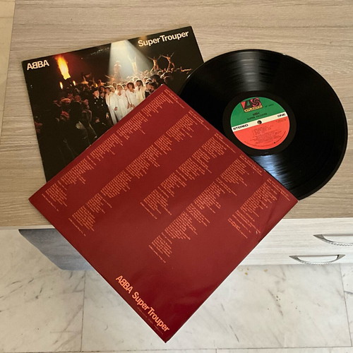 ABBA Super Trouper and Voulez-Vous LPs used, classic pop hits
