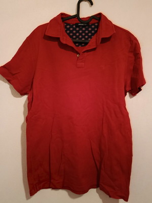 Manetti Polo shirts used, pack of 3, size medium, blue and red