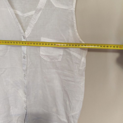 Tally Weijl sleeveless shirt used, white, sizes XS/S