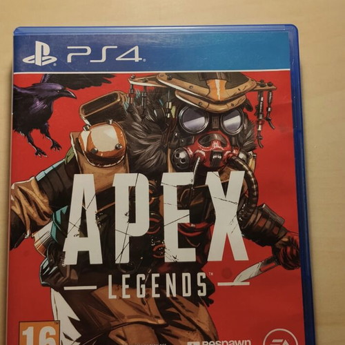 Apex Legends PS4 game with unused code for 1000 coins and a skin