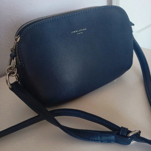 David Jones women's dark blue crossbody bag like new