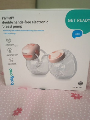 BabyOno Twinny Double Hands-Free Electronic Breast Pump like new