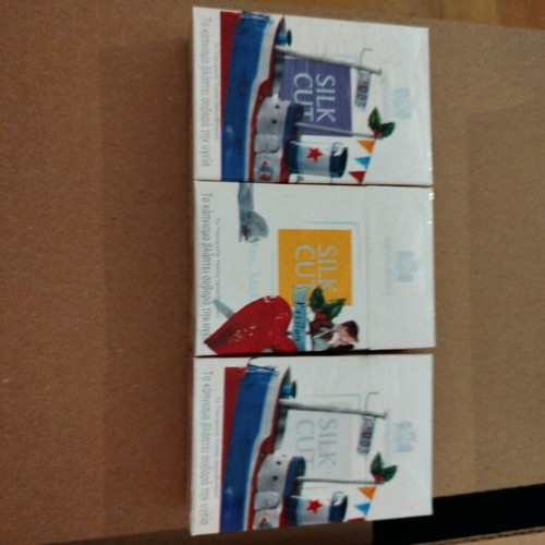 Silk Cut 3 sealed packs new, collectible