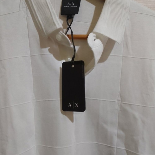 Armani A/X men's blouse new, size Large, off white