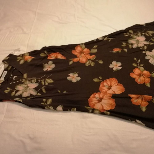 Prisma women's dress with floral pattern, size 44, like new, brown
