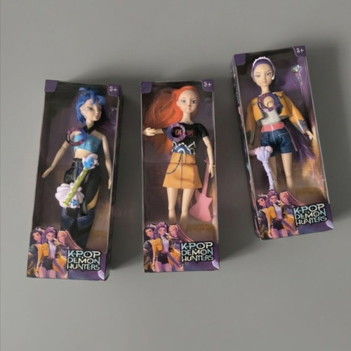 K-Pop Demon Hunters Music Dolls Set of 3 New in Box