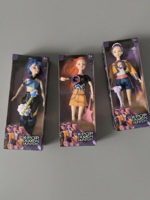 K-Pop Demon Hunters Music Dolls Set of 3 New in Box