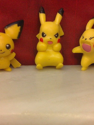 Pokemon figures set of 3 like new