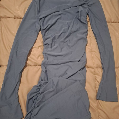 One-shoulder dress like new, blue and purple, size S